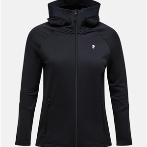 peak performance_woman_rider zip hood black